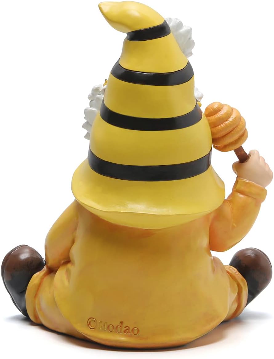 Hodao Bumble Bee Spring Gnome Decorations for Porch, Garden Yard Honey Elf Ornaments World - Image 5